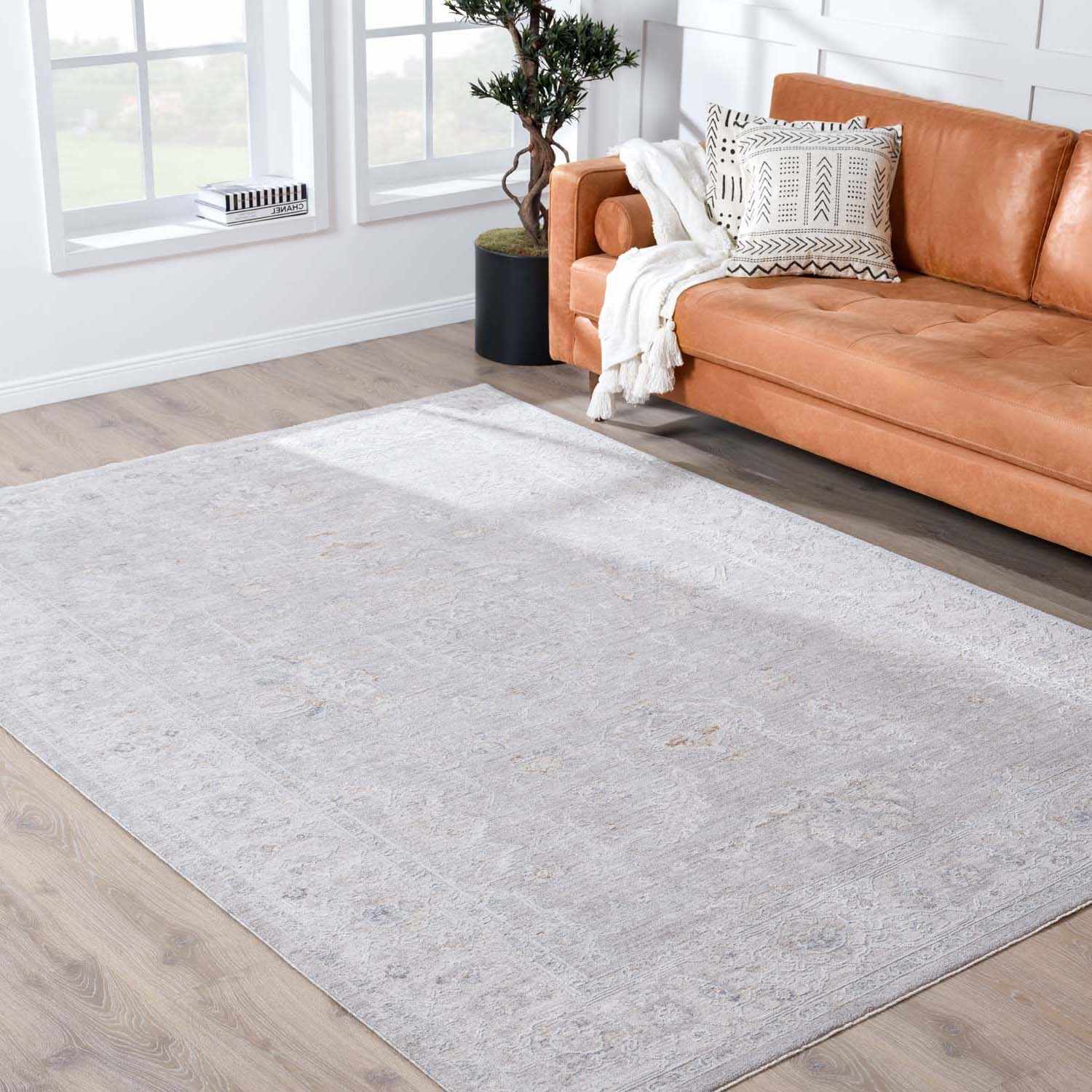 Alfombra gris Tahmoor - Liquidación