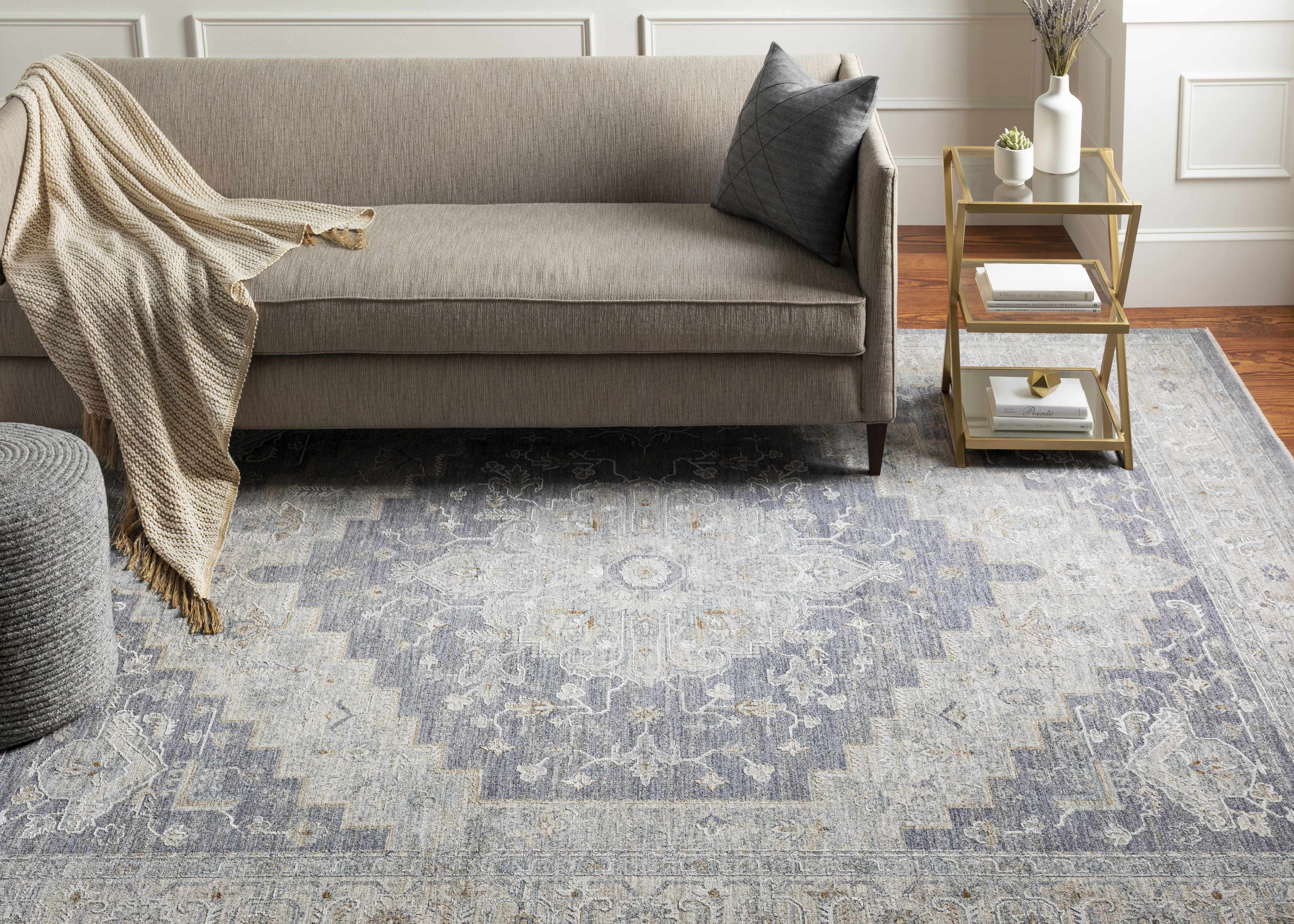 Alfombra Sema Blue Medallion - Liquidación