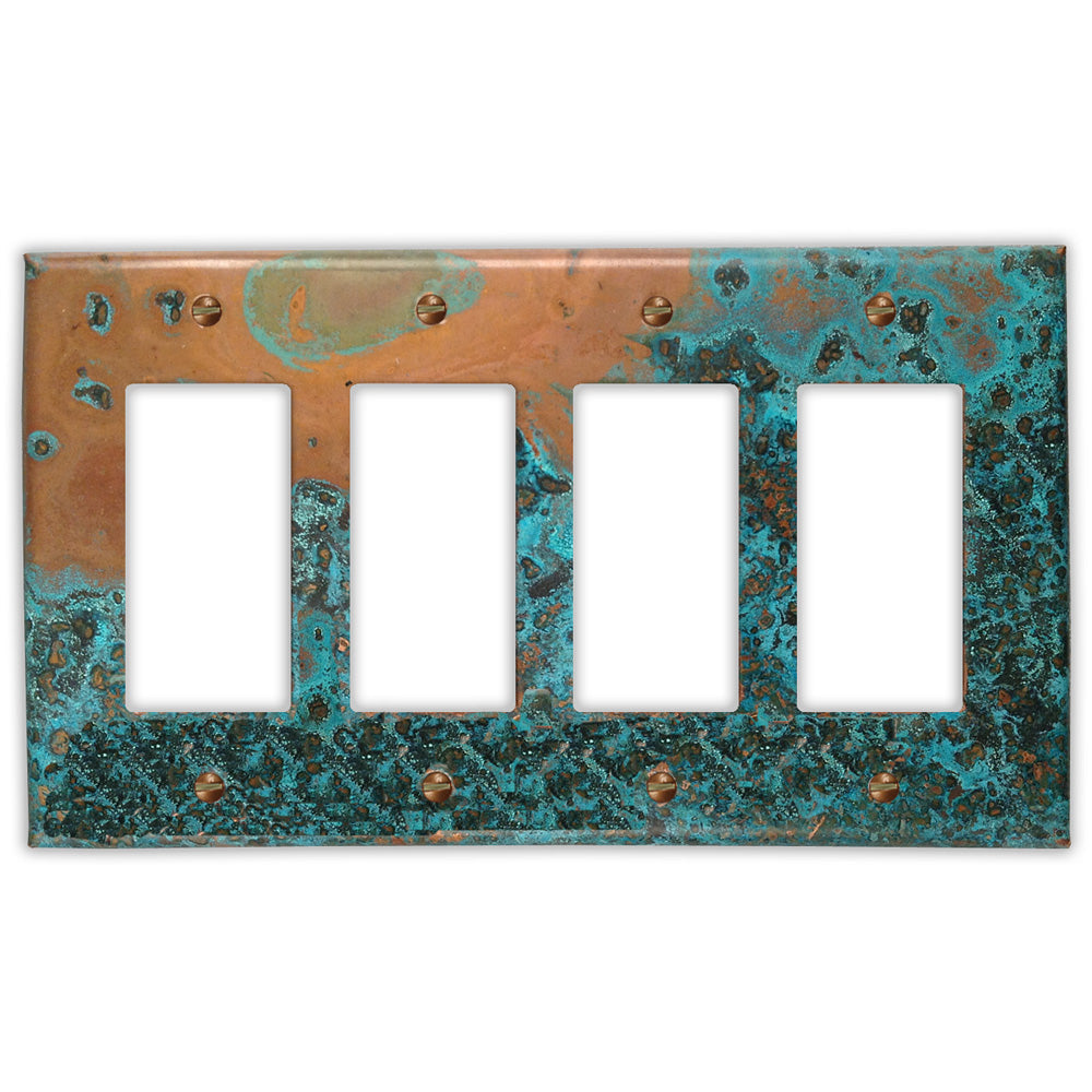 Azul Copper - 4 Rocker Wallplate
