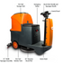 SUNMAX Ride-On Floor Scrubber, 41000 Sqft/H Efficiency, 18.5 Gal Tanks, 31-inch Squeegee Width