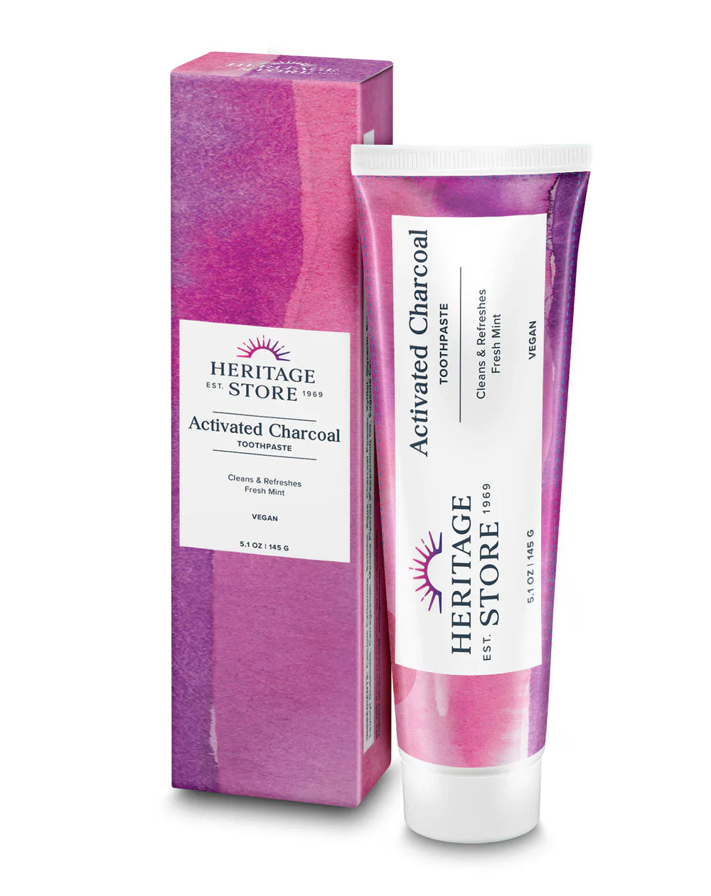 Heritage Store Mint Flavor Toothpaste - 4 Pack x 5.1 Oz.