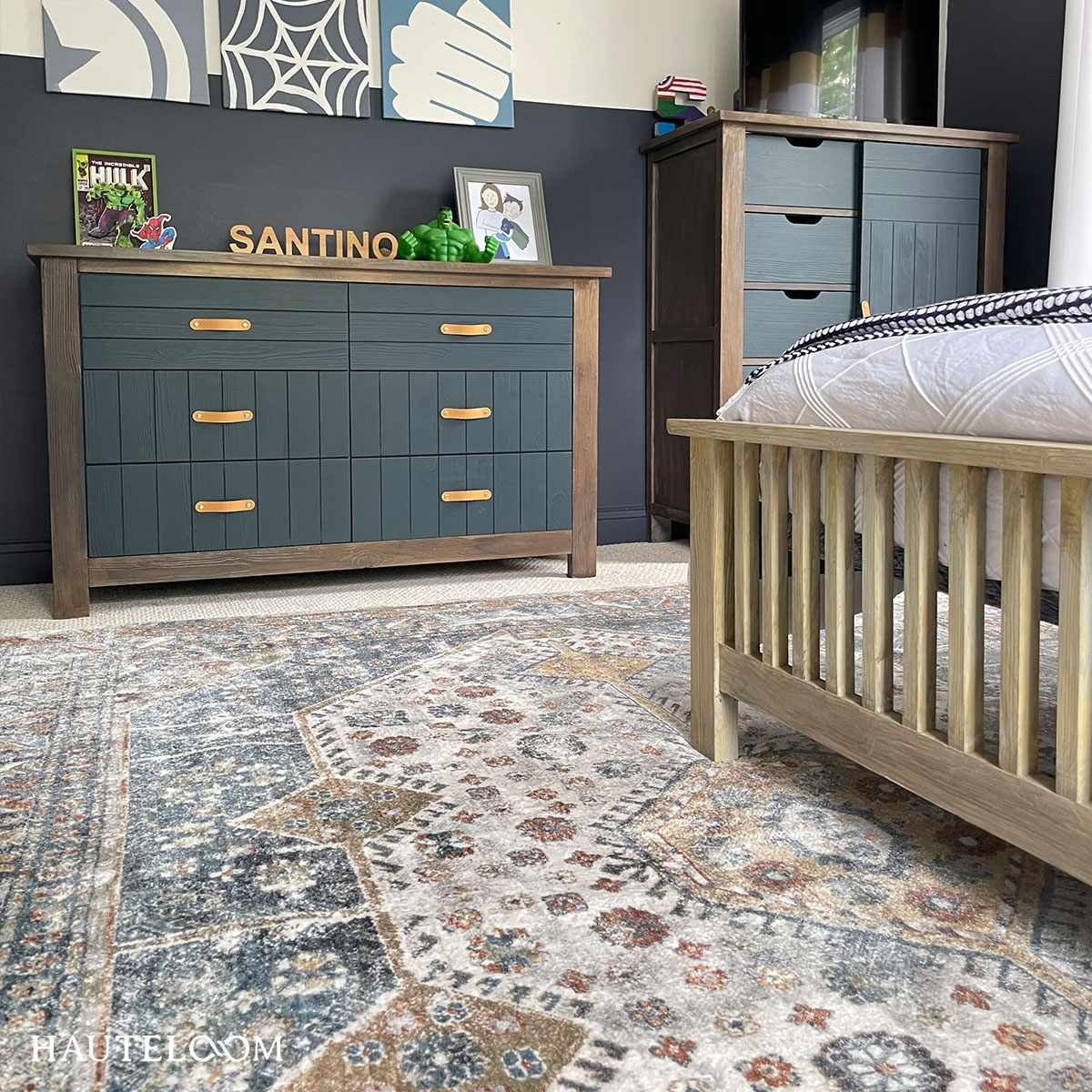 Alfombra lavable de pelo plano Afya