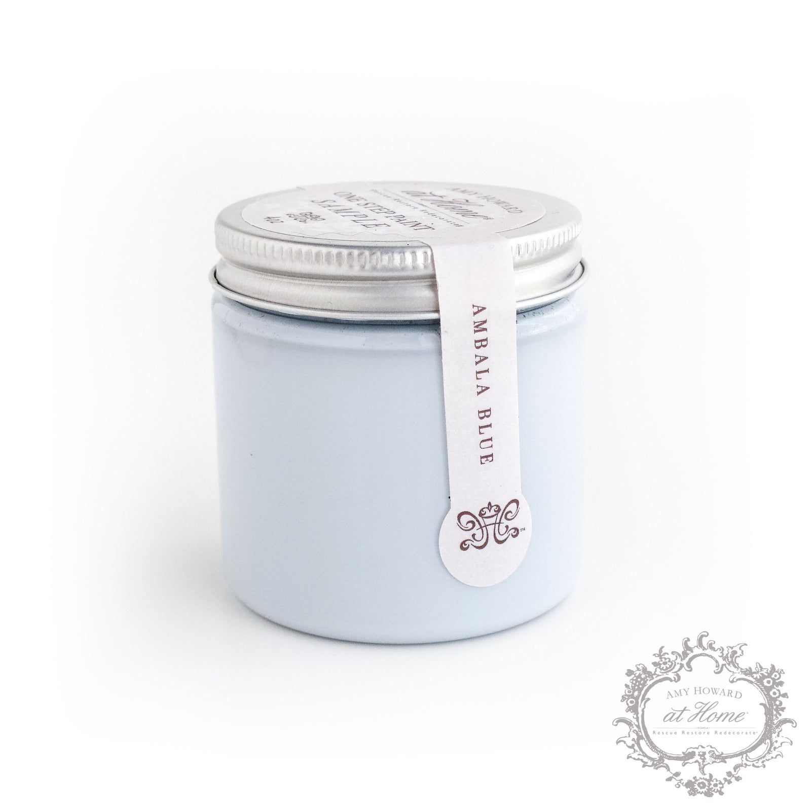 Azul Ambala - Pintura de un solo paso - Muestra de 4 oz 