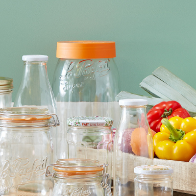 Le Parfait Screw Top Jars Food Storage Containers
