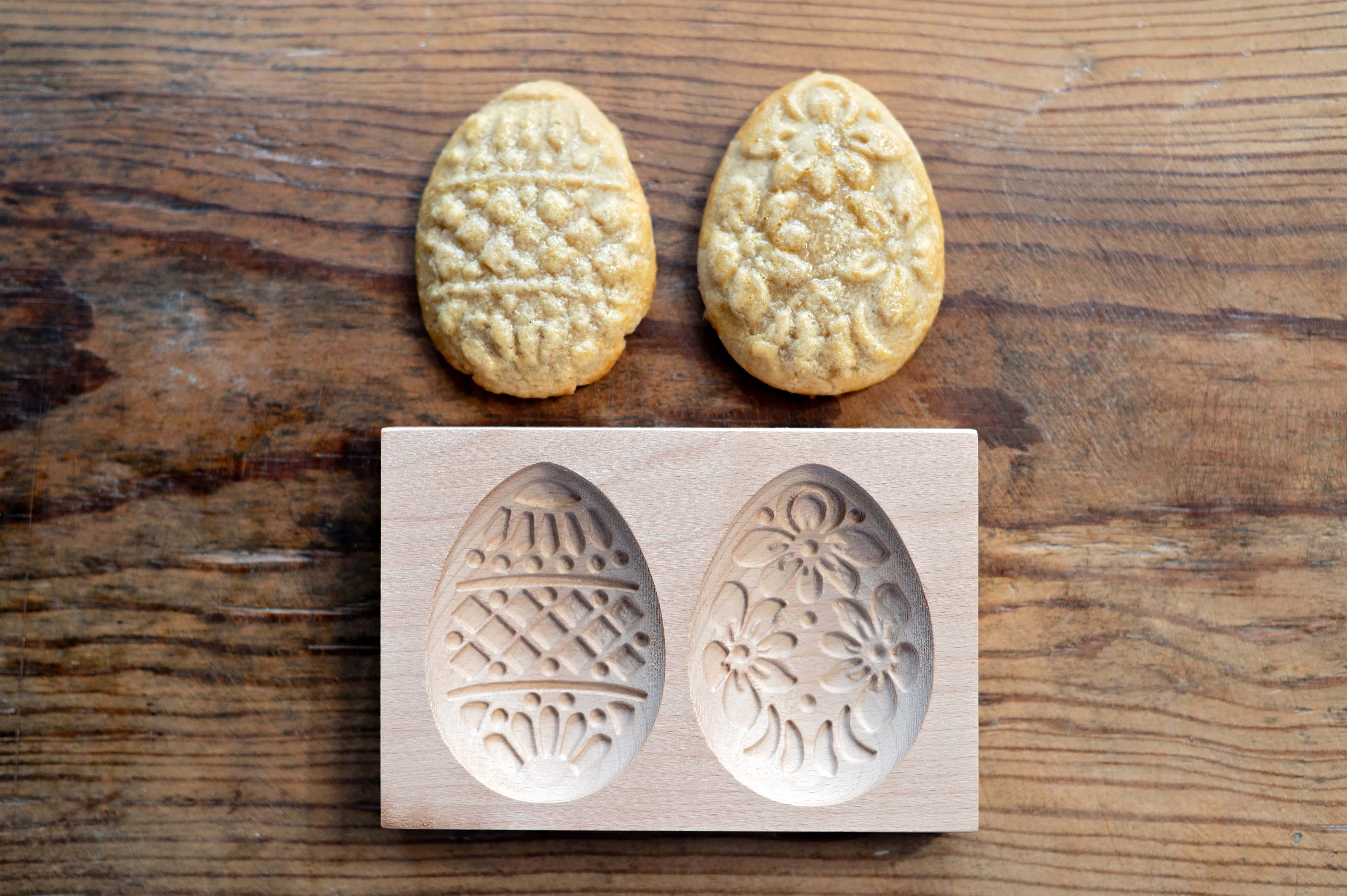 Molde decorativo doble para cocinar huevos