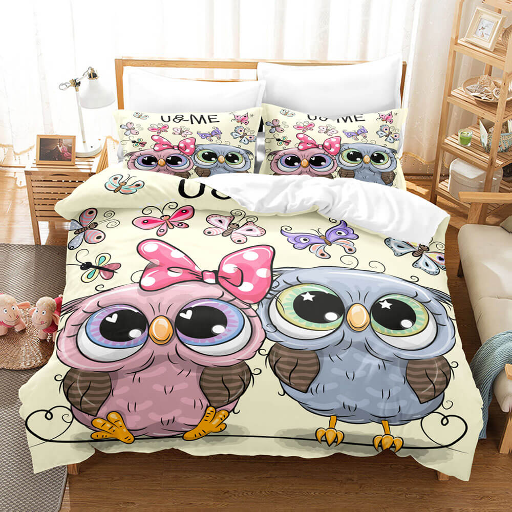 Animal World Owl Bedding Sets Quilt Cover Without Filler