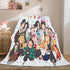 Demon Slayer Flannel Fleece Throw Blanket