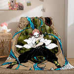 Demon Slayer Flannel Fleece Throw Blanket