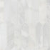 Arabescato Carrara Pickett 10.63" x 12" Honed Marble Mesh-Mounted Mosaic Tile 3" x 12"- MSI Collection