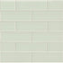 Azulejo de metro blanco de vidrio brillante Arctic Ice - Colección MSI