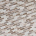Mosaico de mármol pulido Arctic Storm de 30 x 30 cm para suelo y pared, montado en malla, 1,6 x 5 cm - Colección MSI
