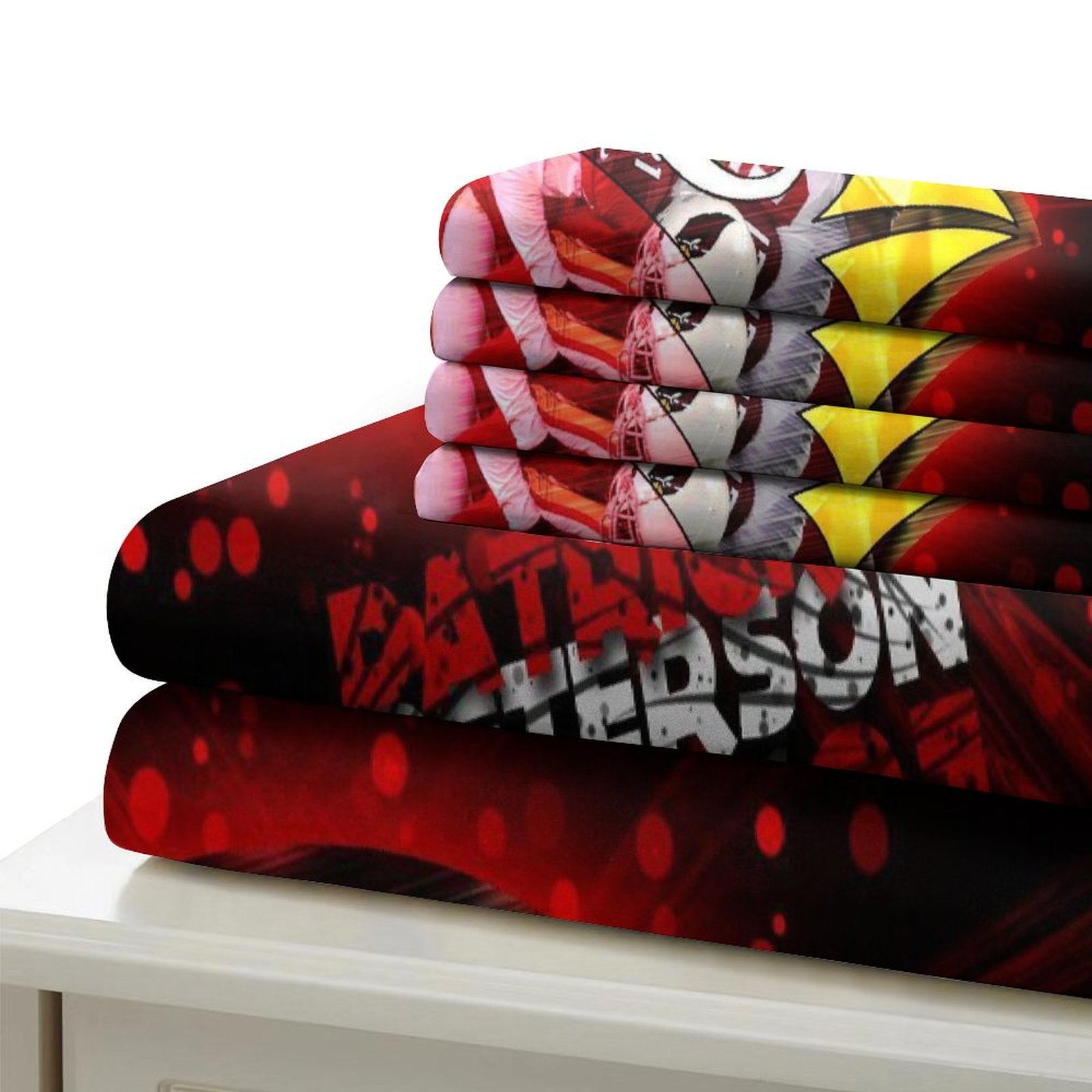 Arizona Cardinals Bedding Set Duvet Cover Without Filler