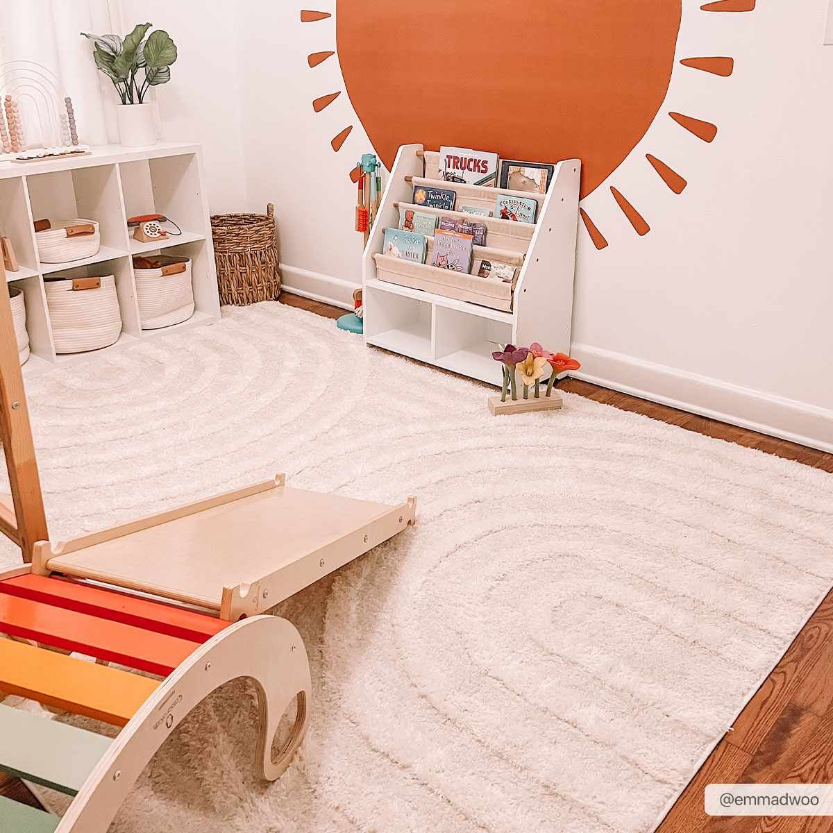Alfombra color crema Arnel