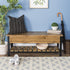 Banco de madera y metal de Park City