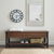 Banco de madera y metal de Park City