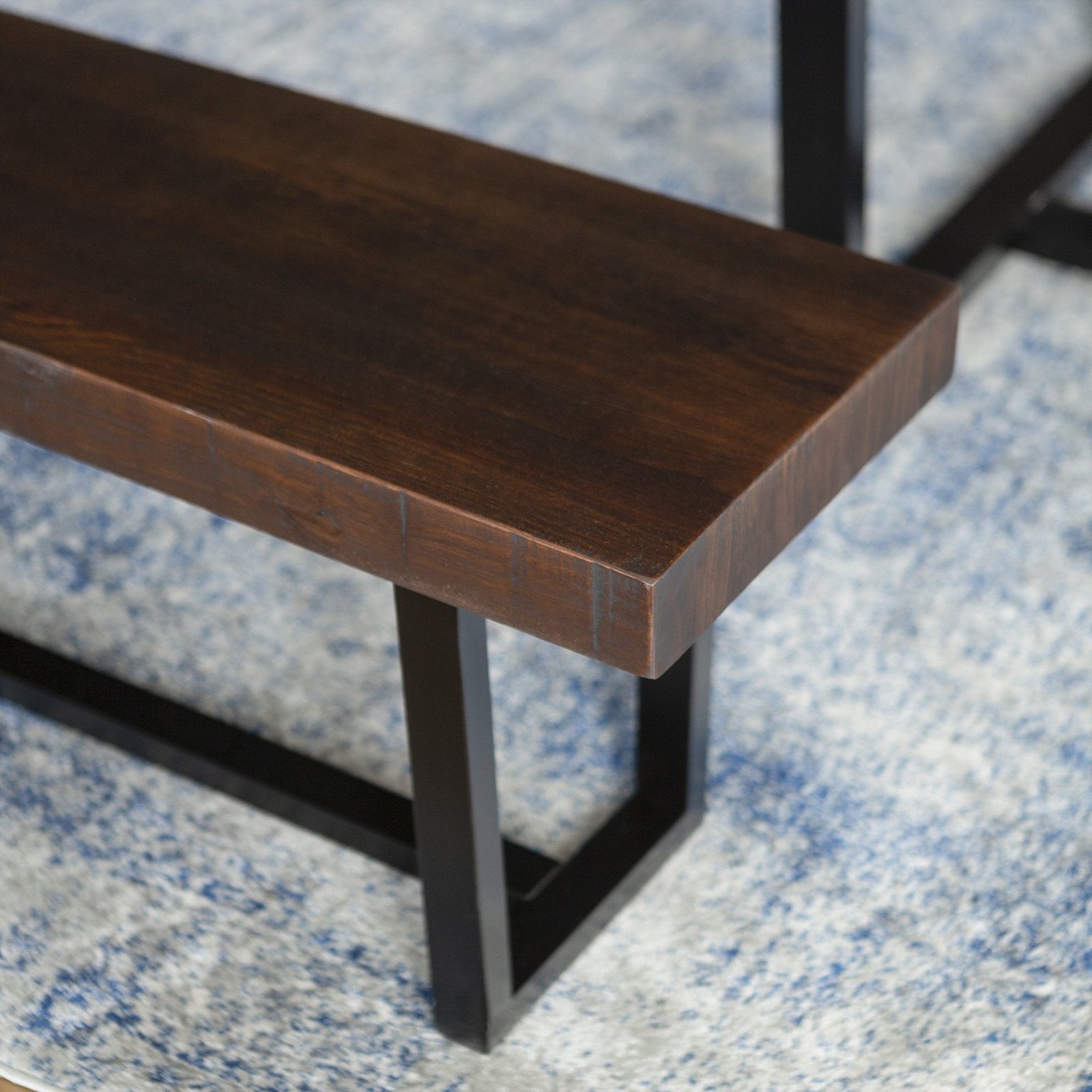Banco de comedor de madera maciza Durango