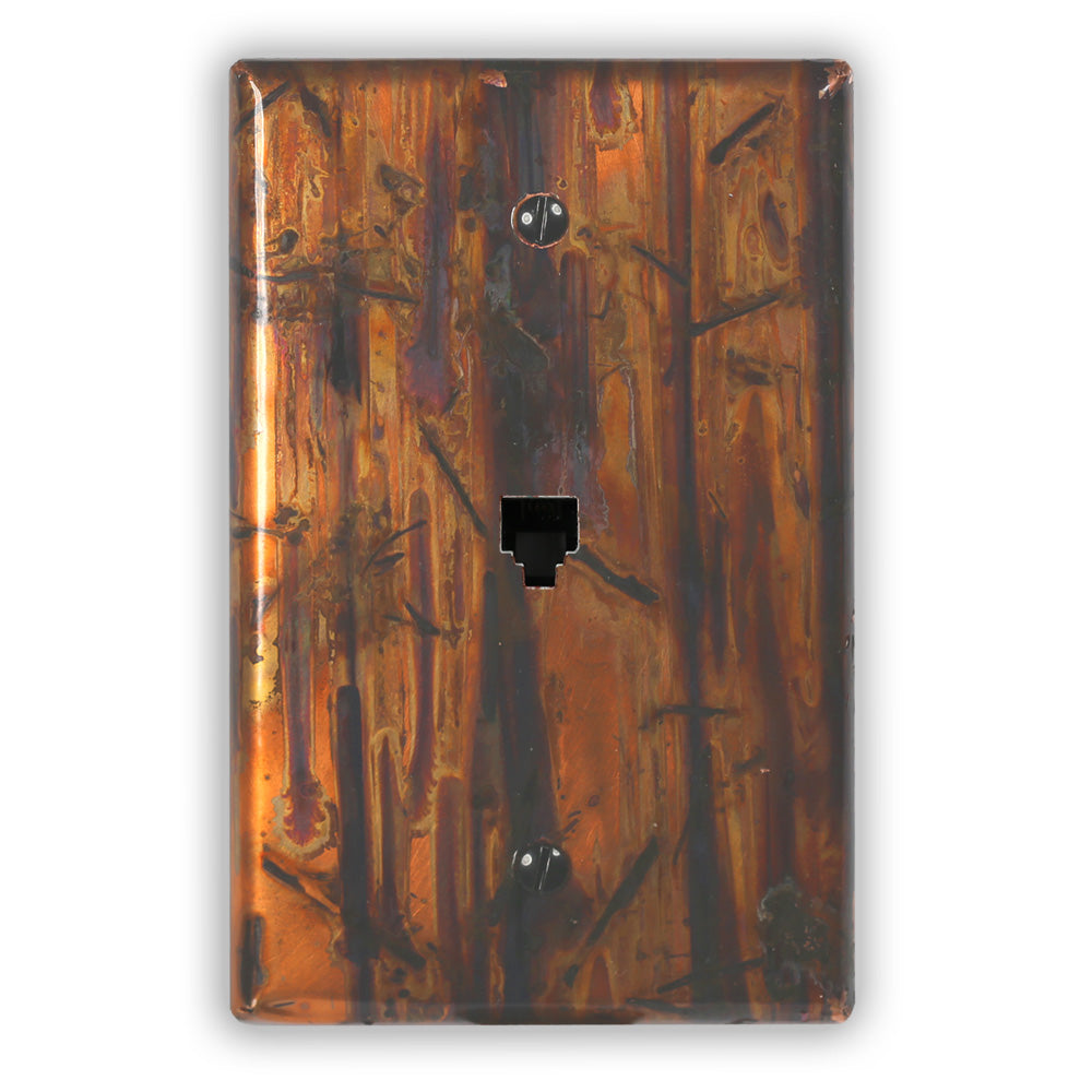 Bamboo Forest Copper - 1 Phone Jack Wallplate