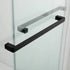 Puerta de ducha corrediza doble sin marco de 60'' de ancho x 76'' de alto con vidrio transparente