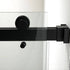 Puerta de ducha corrediza doble sin marco de 60'' de ancho x 76'' de alto con vidrio transparente