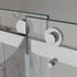 Puerta de ducha corrediza doble sin marco de 60'' de ancho x 76'' de alto con vidrio transparente