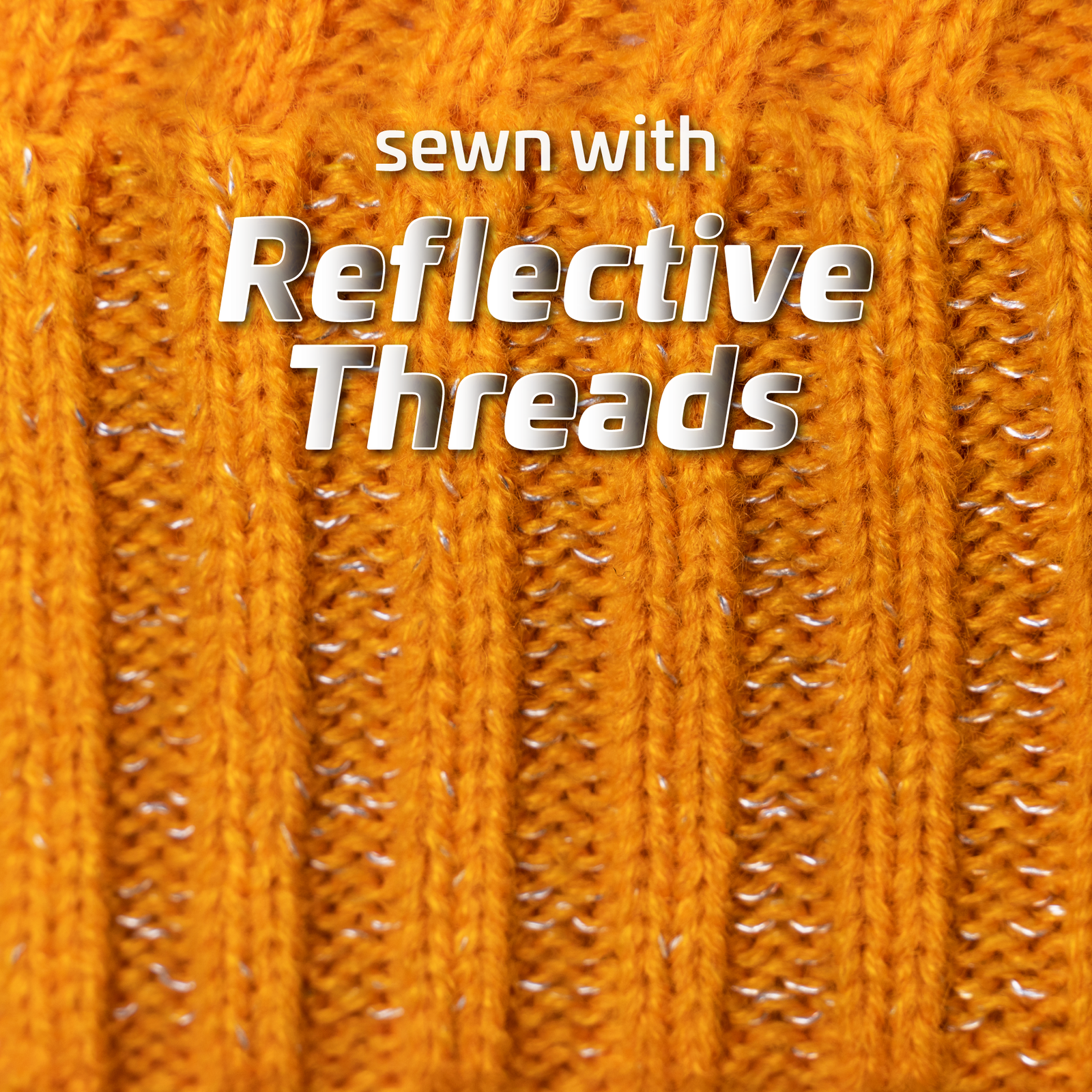 Safety Beanie with Reflective Stitching