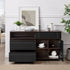 Aparador tipo buffet y mueble de TV contemporáneo de 52" de Beckett