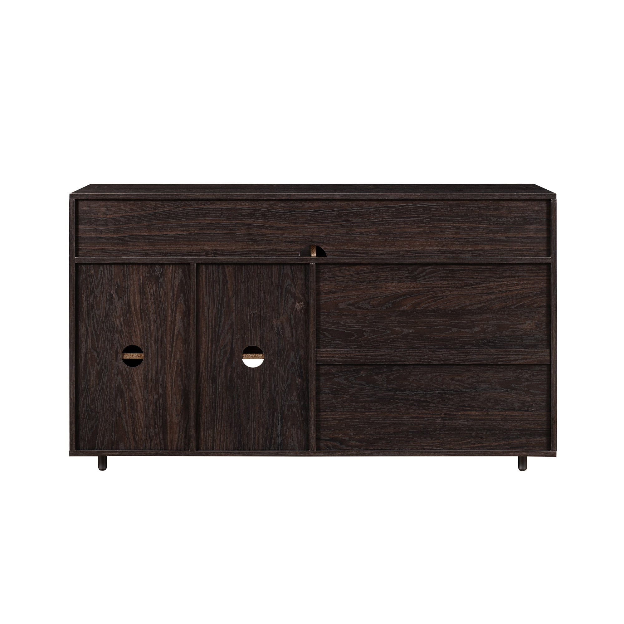 Aparador tipo buffet y mueble de TV contemporáneo de 52" de Beckett