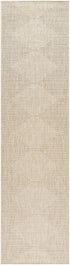 Alfombra de exterior beige Stephan