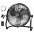 Ventilador nebulizador exterior BILT HARD de 16": Funciona con batería extraíble de 15600 mAh y función nebulizadora. 