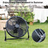 Ventilador nebulizador exterior BILT HARD de 16": Funciona con batería extraíble de 15600 mAh y función nebulizadora. 