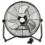 Ventilador de piso BILT HARD de 20" de alta velocidad: Metal resistente, 4600 CFM, ventilador industrial de 3 velocidades con montaje en pared 