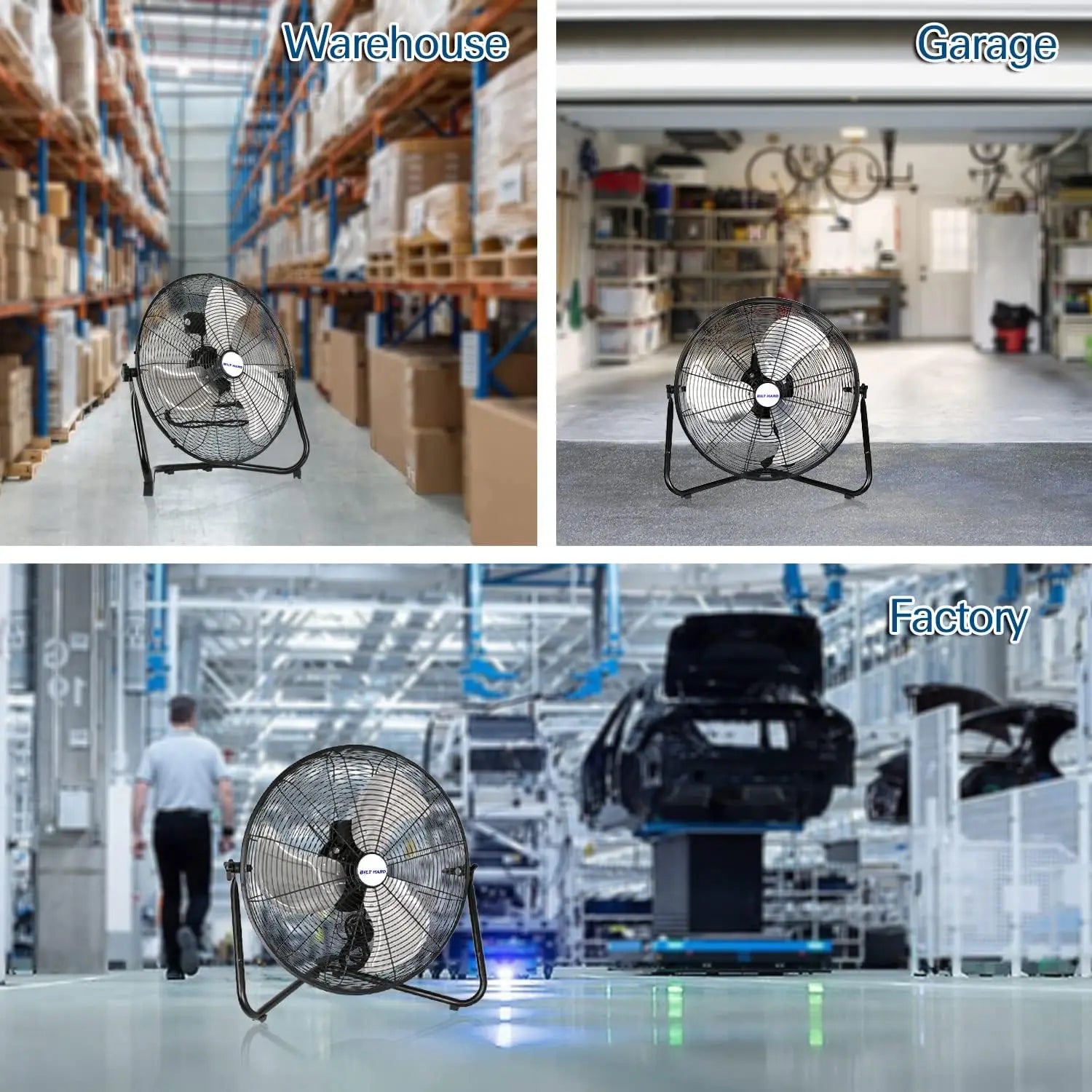 Ventilador de piso BILT HARD de 20