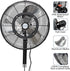 Ventilador de pared exterior BILT HARD de 20" con nebulizador: 3 velocidades, oscilación de 80°, resistente al agua, de alta resistencia y homologado por UL. 