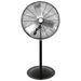Ventilador de pedestal de alta velocidad BILT HARD de 24": 6450 CFM, 3 velocidades, ventilador industrial de pie para trabajo pesado 