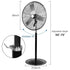 Ventilador de pedestal de alta velocidad BILT HARD de 24": 6450 CFM, 3 velocidades, ventilador industrial de pie para trabajo pesado 
