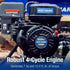 Cortadora de troncos a gasolina BILT HARD de 25 toneladas con viga completa: motor OHV de 209 cc y 7 hp, carrera de 23"