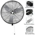 Ventilador de pared de alta velocidad BILT HARD de 30" y 9500 CFM: Ventilador industrial oscilante de 3 velocidades, de alta resistencia y homologado por UL. 