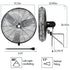 Ventilador de pared de alta velocidad BILT HARD de 30" y 9500 CFM: Ventilador industrial oscilante de 3 velocidades, de alta resistencia y homologado por UL. 