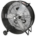 Ventilador de tambor de alta velocidad BILT HARD de 30" y 13 000 CFM: Ventilador industrial de 2 velocidades para trabajo pesado, homologado por UL 