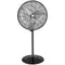 Ventilador industrial de pedestal de alta velocidad BILT HARD de 30" con 3 velocidades y altura ajustable, aspas de aluminio 