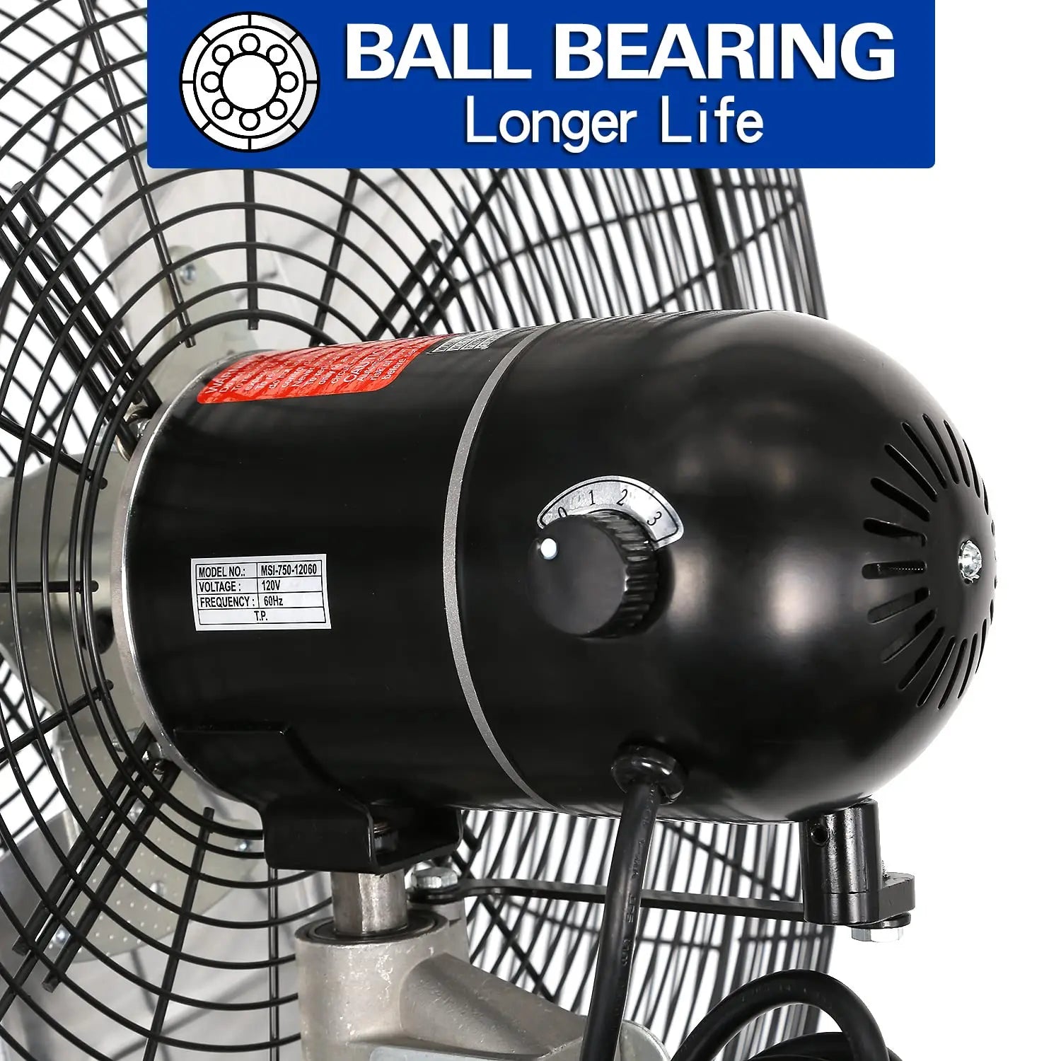 Ventilador industrial de pedestal de alta velocidad BILT HARD de 30