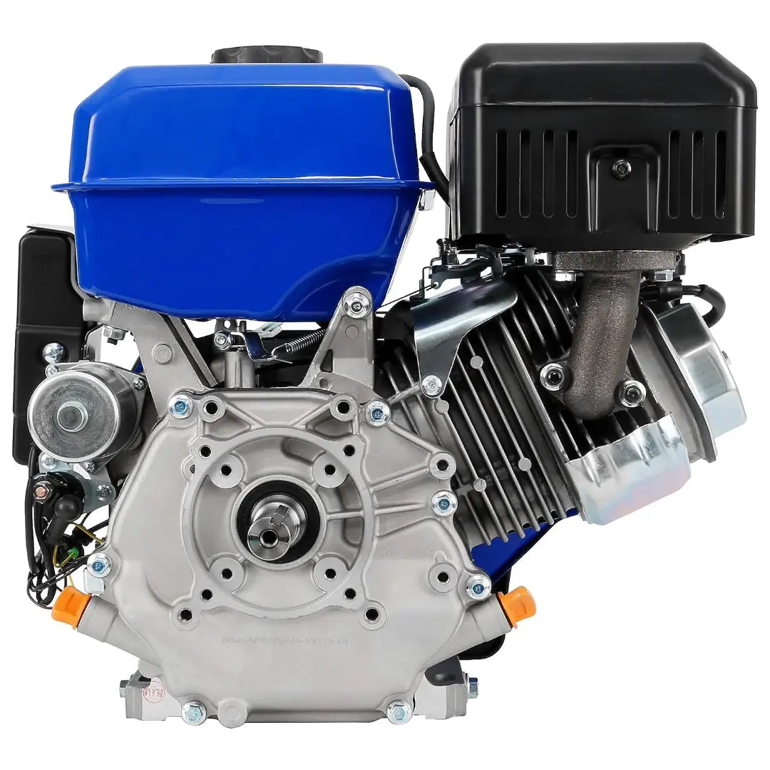 Motor de gasolina BILT HARD de 420 cc y 15 HP, arranque eléctrico, OHV de 4 tiempos, eje horizontal