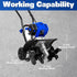 BILT HARD 46cc 4-Cycle Gas Tiller Cultivator – 16" Steel Tines, Adjustable Wheels & Cushioned Handles for Powerful Tilling & Weeding