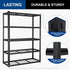 BILT HARD 48" W Garage Shelving 2500 LBS, 72" H x 18" D Storage Shelves, Heavy Duty 5-Tier Metal Shelving Units with Adjustable Shelf, Steel Wire Utility Shelving