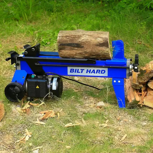 Cortadora de troncos eléctrica BILT HARD de 6,5 toneladas y cortadora de madera hidráulica de 15 A