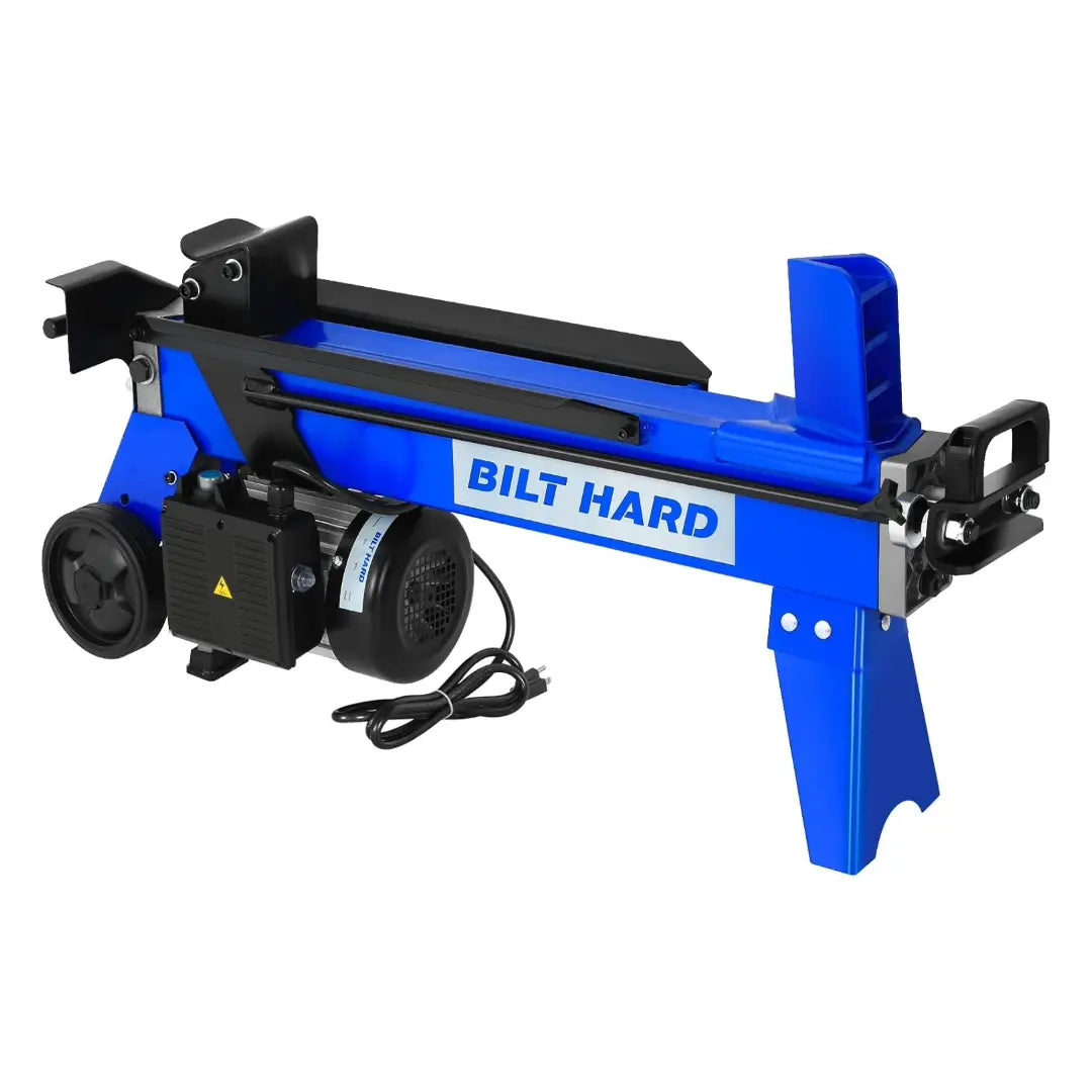 Cortadora de troncos eléctrica BILT HARD de 6,5 toneladas y cortadora de madera hidráulica de 15 A