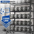 BILT HARD 60" W Garage Shelving 3300 LBS, 72" H x 18" D Storage Shelves, Heavy Duty 5-Tier Metal Shelving Units with Adjustable Shelf, Steel Wire Utility Shelving