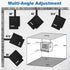 BILT HARD 7500W Electric Garage Heater, 240V Digital Fan-Forced Ceiling Mount Heater with Remote, Hardwired Shop Garage Heater with Thermostat, Overheat Protection, Timer, Ideal for Workshop