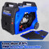 BILT HARD Portable Generator 5500 Watt, Quiet Inverter Generator with Electric Start, 120V NEMA 5-20R, NEMA TT-30R and 12V DC Output, Outdoor Generators for Home Backup Use and RV Ready