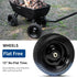 Carro de jardín BILT HARD Poly de 1200 lb sin pinchazos, liberación rápida, manija convertible 2 en 1, 7 pies cúbicos, carro de volteo resistente para patio y exteriores
